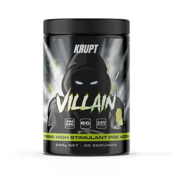 KRUPT VILLAINExtreme High Stimulant Pre workout
